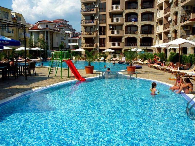 Kalia, Zweizimmer, Zweibalkon, Top-Apartment Sunny Beach Ngoại thất bức ảnh